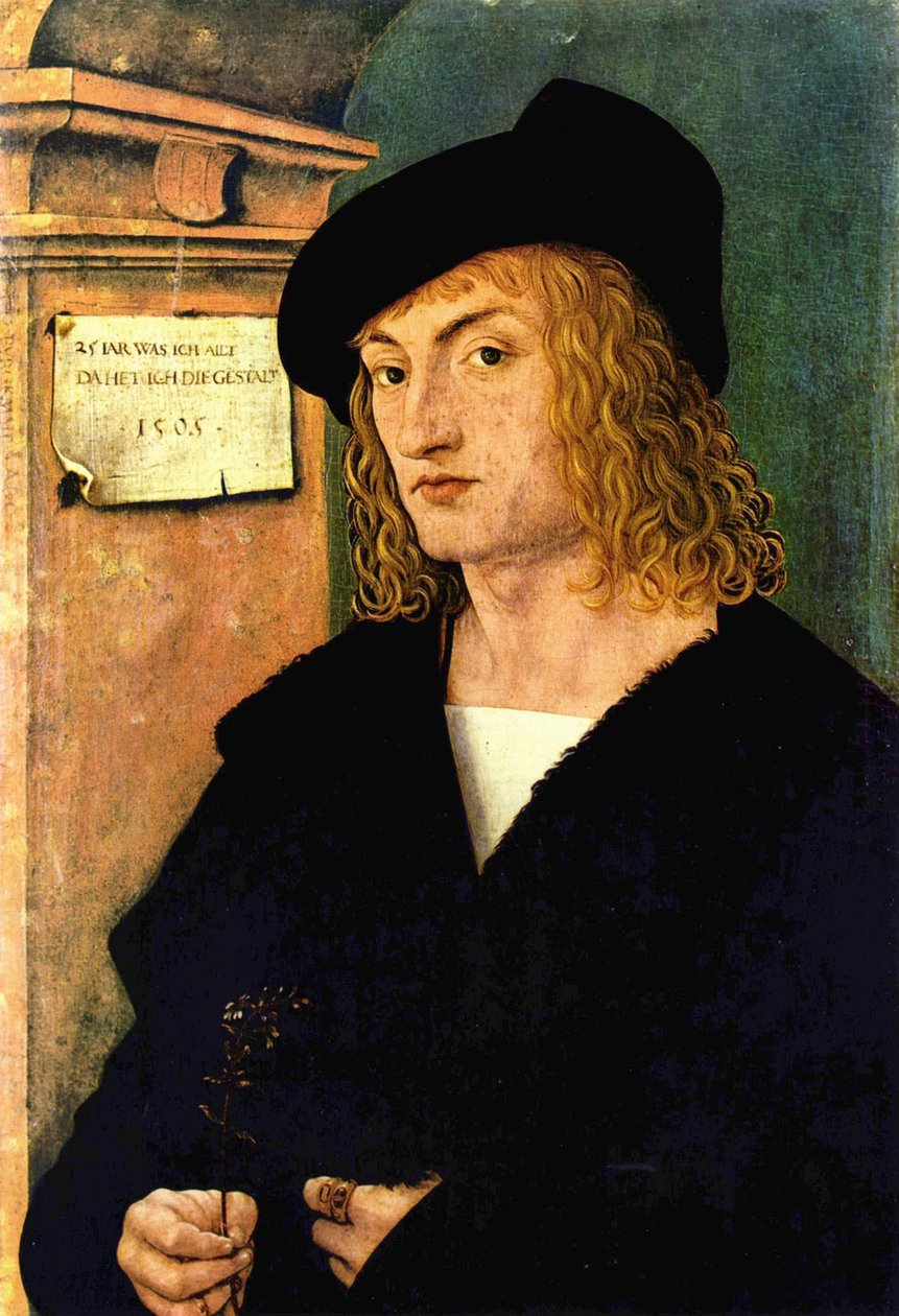 Portret van Hans Schellenberger door Hans Burgkmair the Elder