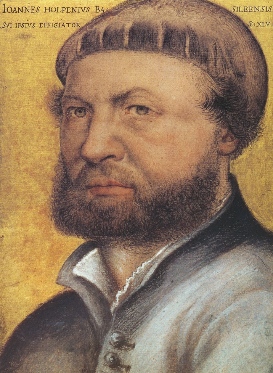 Zelfportret door Hans Holbein der Jüngere