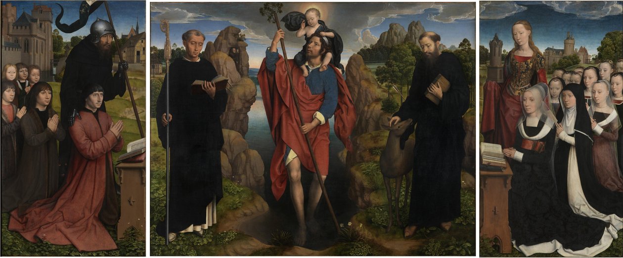 Drieluik van Willem Moreel door Hans Memling