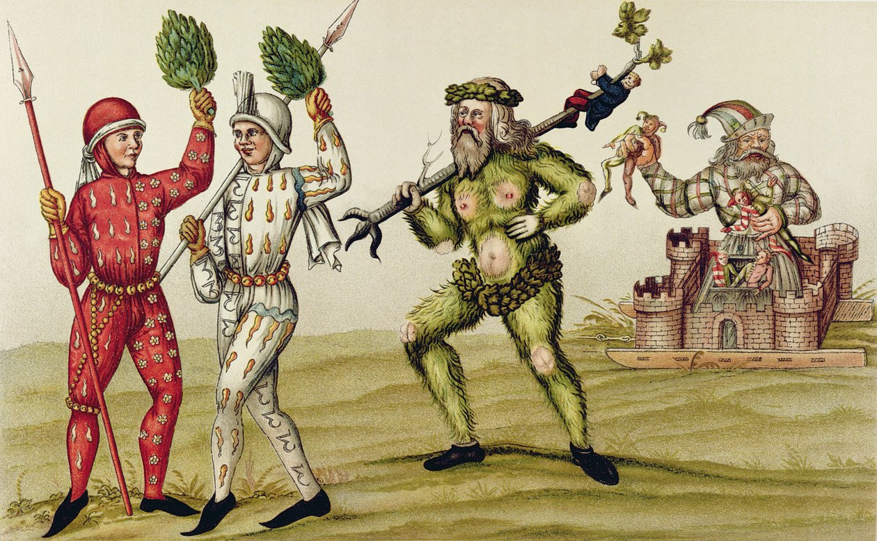Het Schembart Carnaval van Neurenberg door Hans Meyer