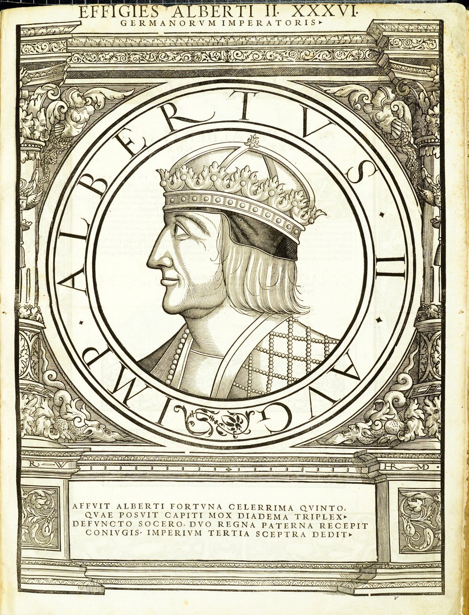 Albertus II, illustratie uit 
