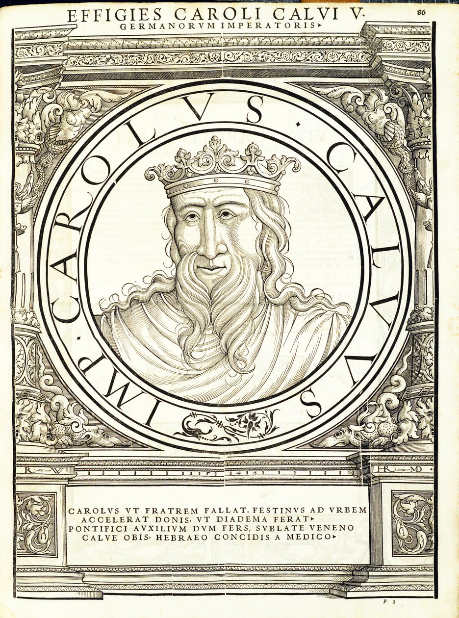 Carolus Caluus, illustratie uit 