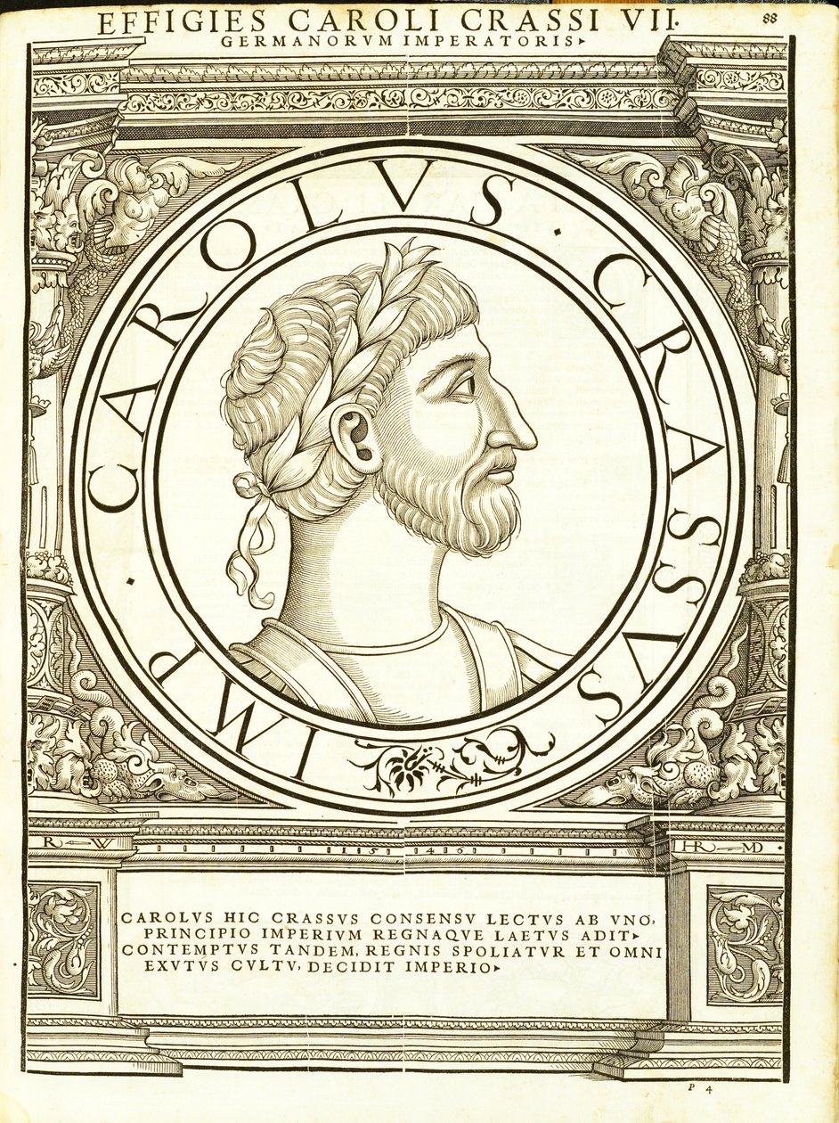 Carolus Crassus, illustratie uit 
