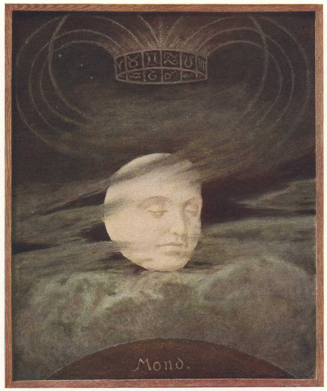 Maan door Hans Thoma