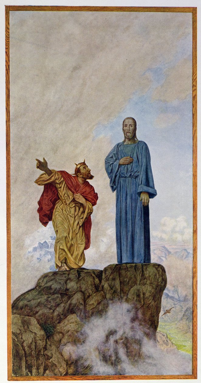 De Verzoeking van Christus, illustratie uit 