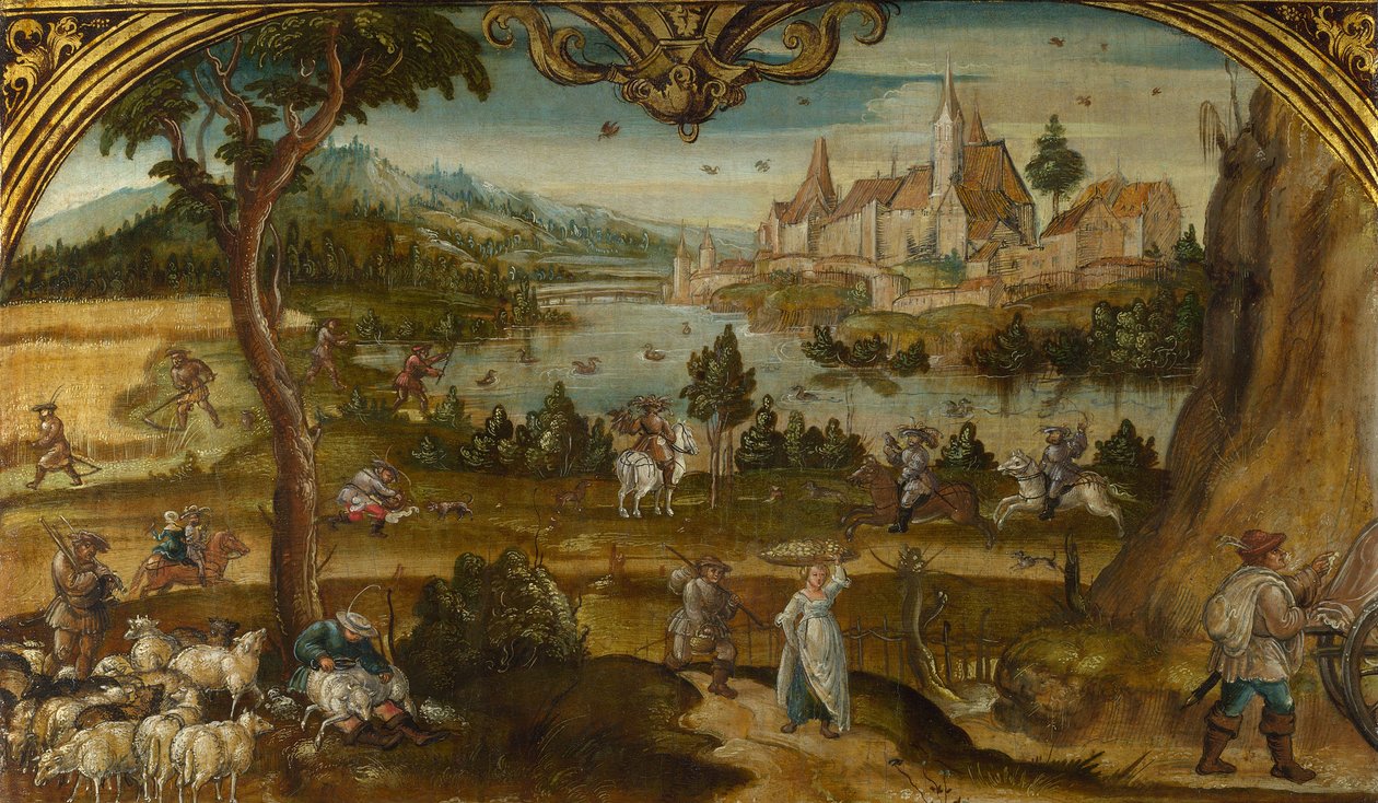 Zomer door Hans Wertinger