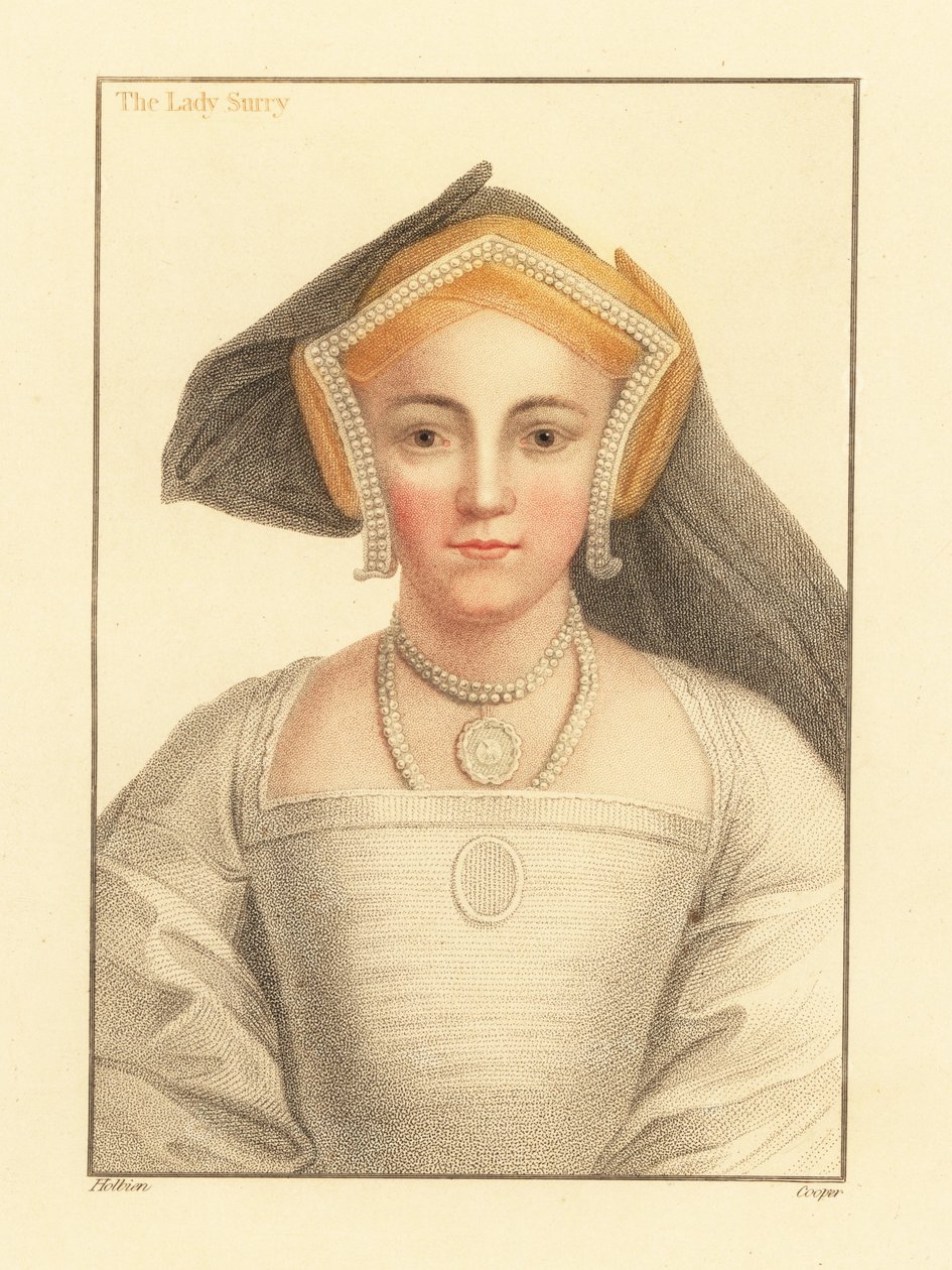 Frances Howard, gravin van Surrey, 1812 door Hans (after) Holbein the Younger