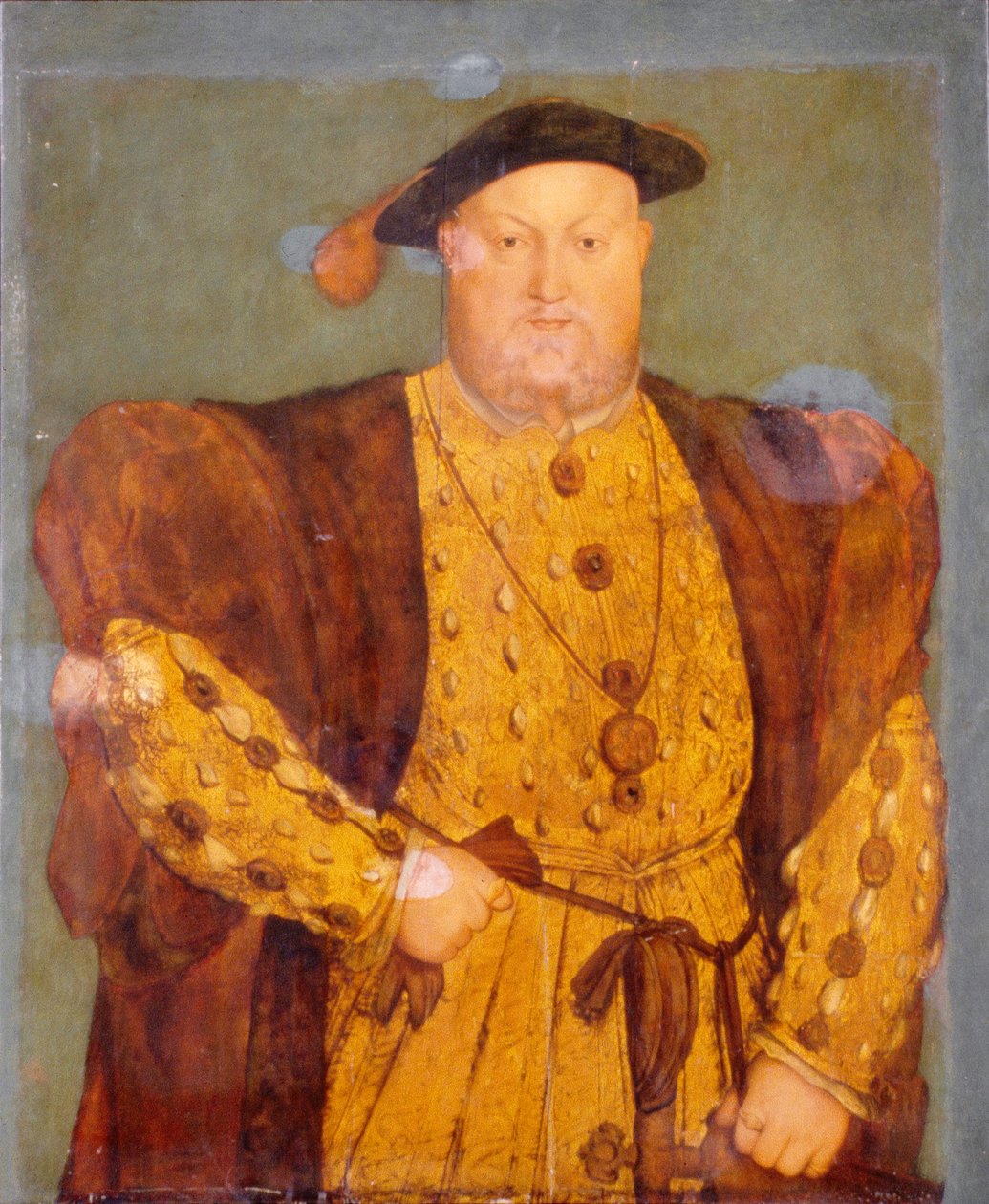Koning Hendrik VIII, c.1630 door Hans (after) Holbein the Younger