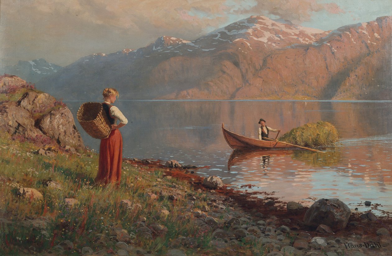 Afspraak bij de fjord door Hans Andreas Dahl