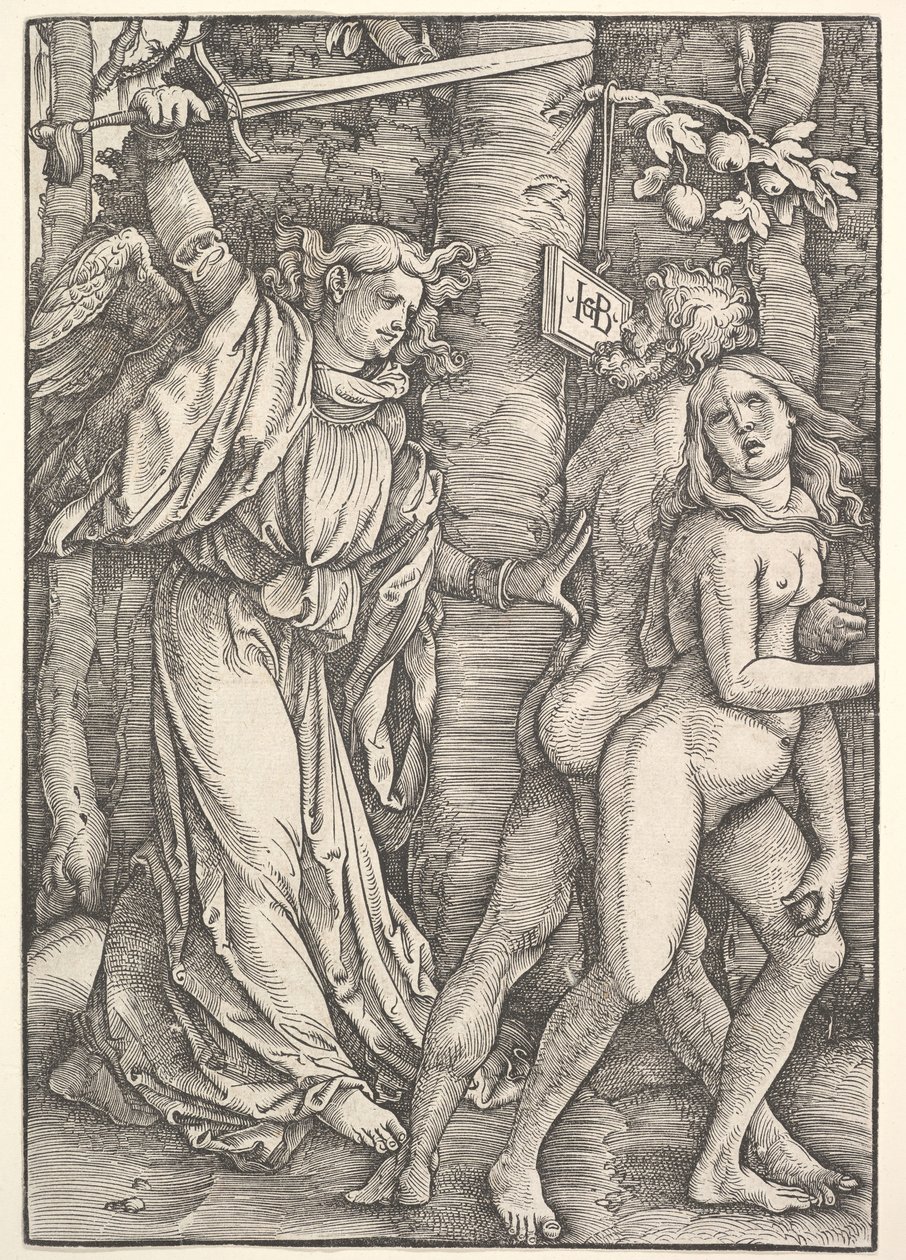 Verdrijving uit het paradijs door Hans Baldung