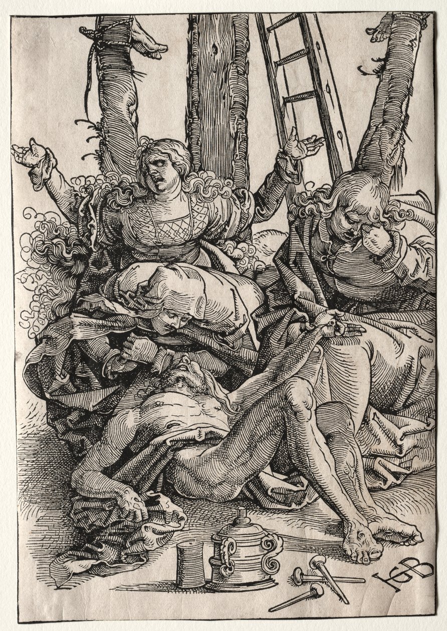 Klaagzang door Hans Baldung