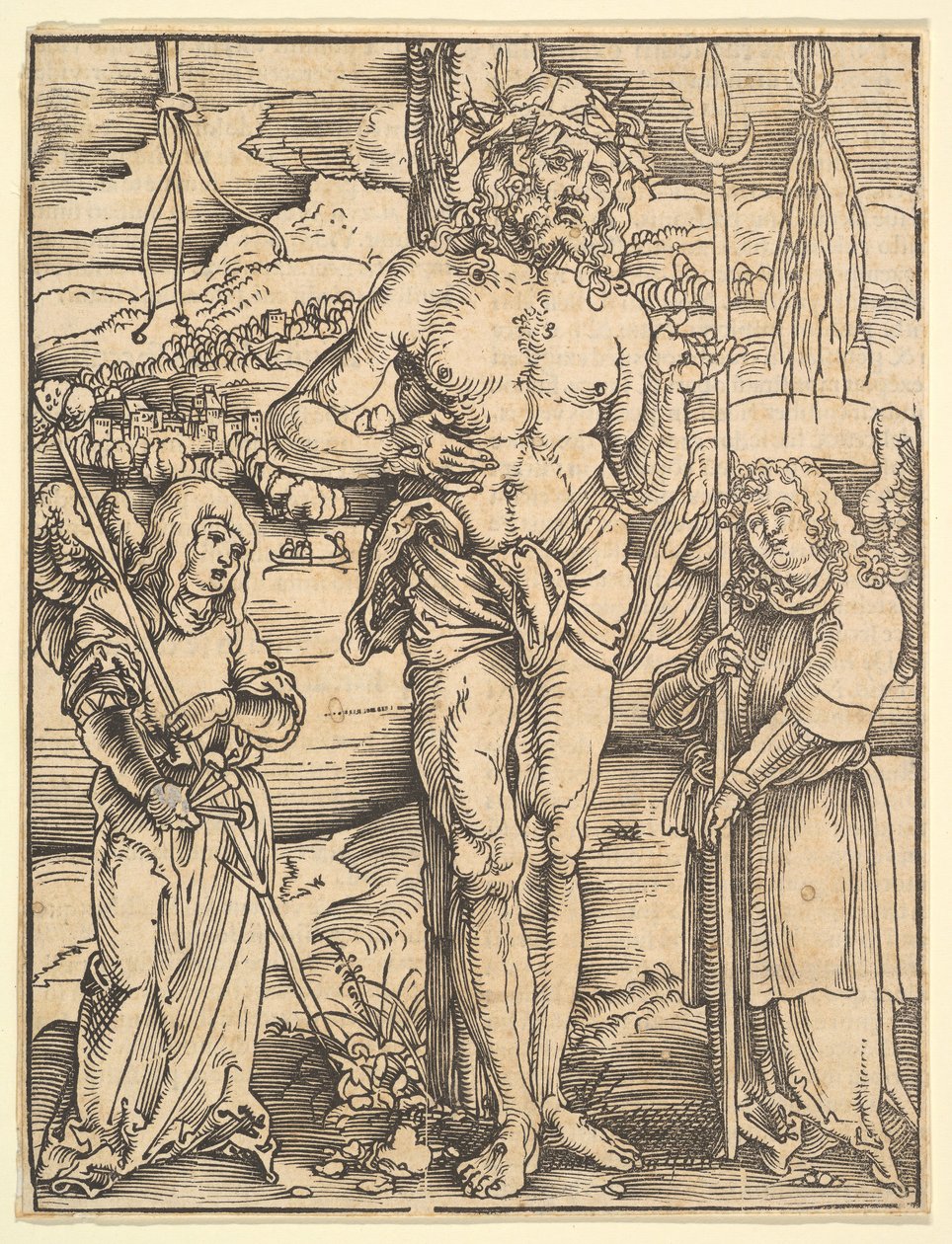 Man van smarten, uit Speculum Passionis Domini Nostri Ihesu Christi door Hans Baldung
