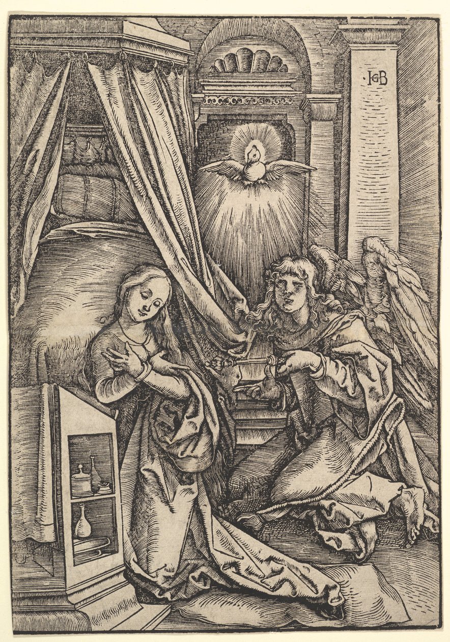 De Annunciatie door Hans Baldung