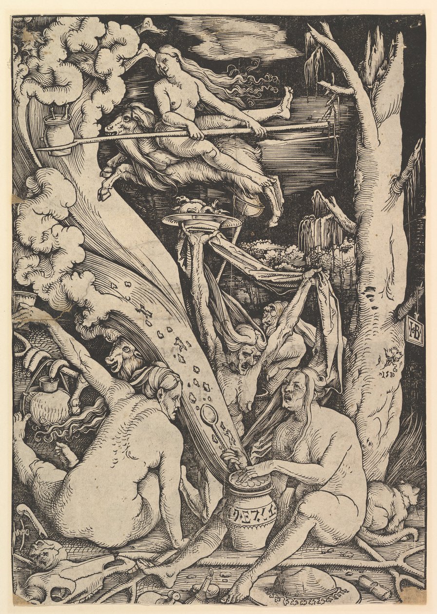 De heksen door Hans Baldung