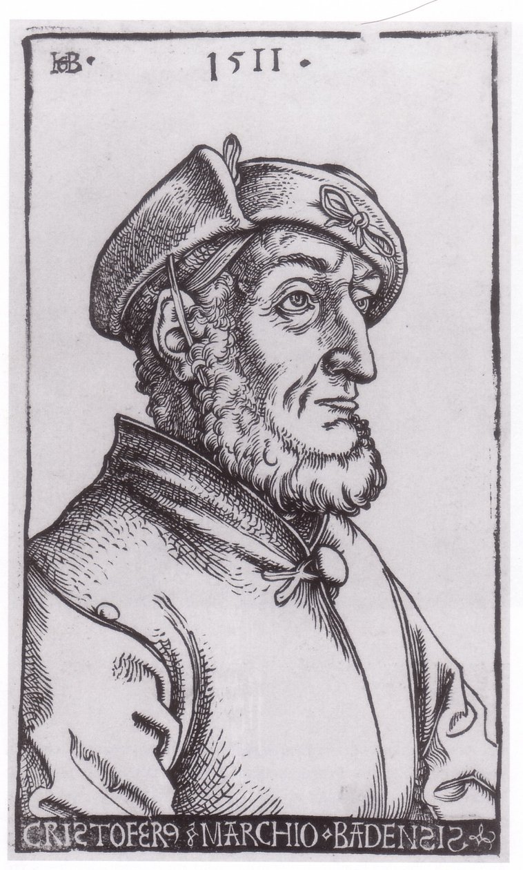 Baldung christoph houtsnede door Hans Baldung Grien