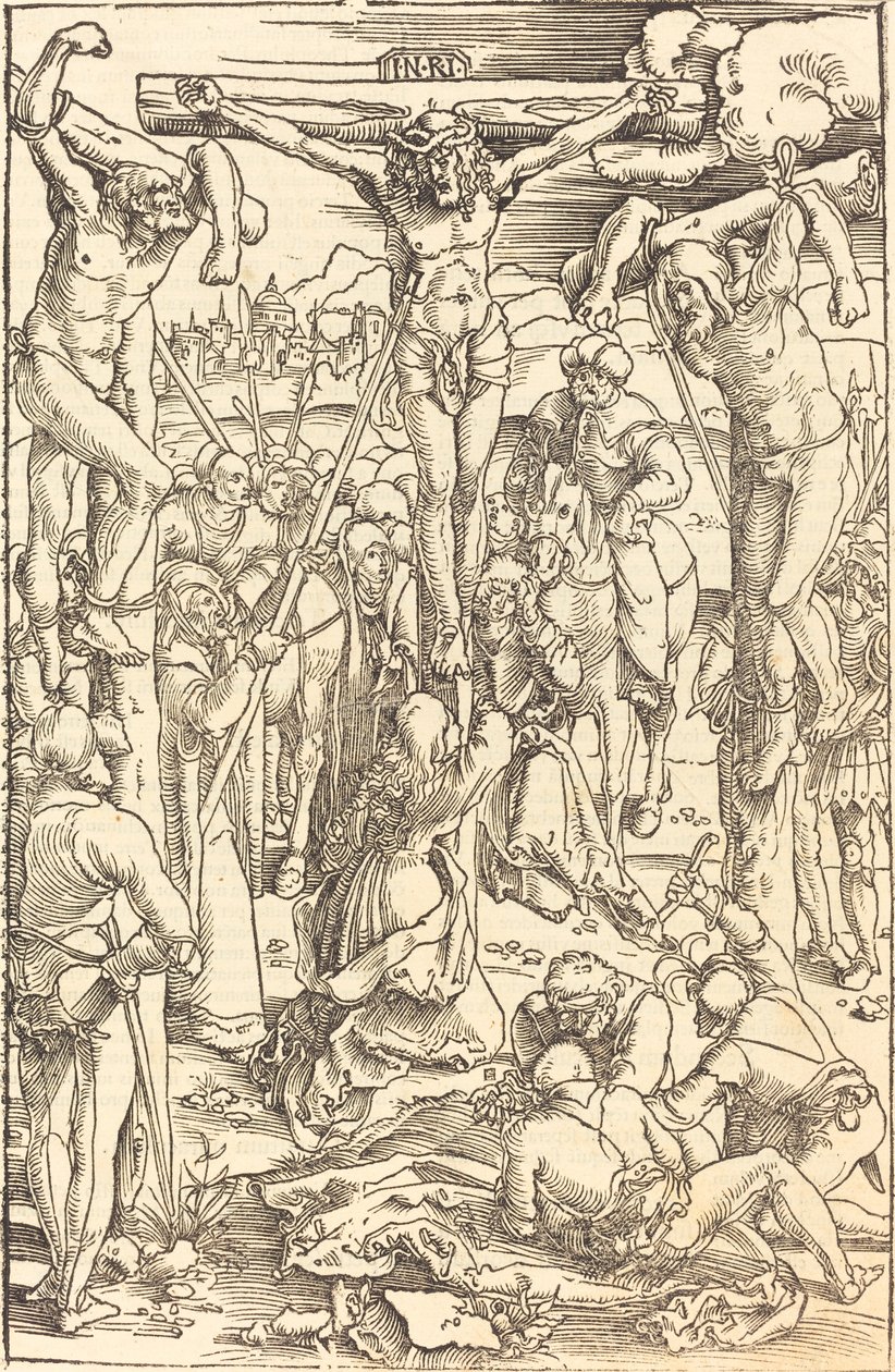 Christus aan het Kruis door Hans Baldung Grien