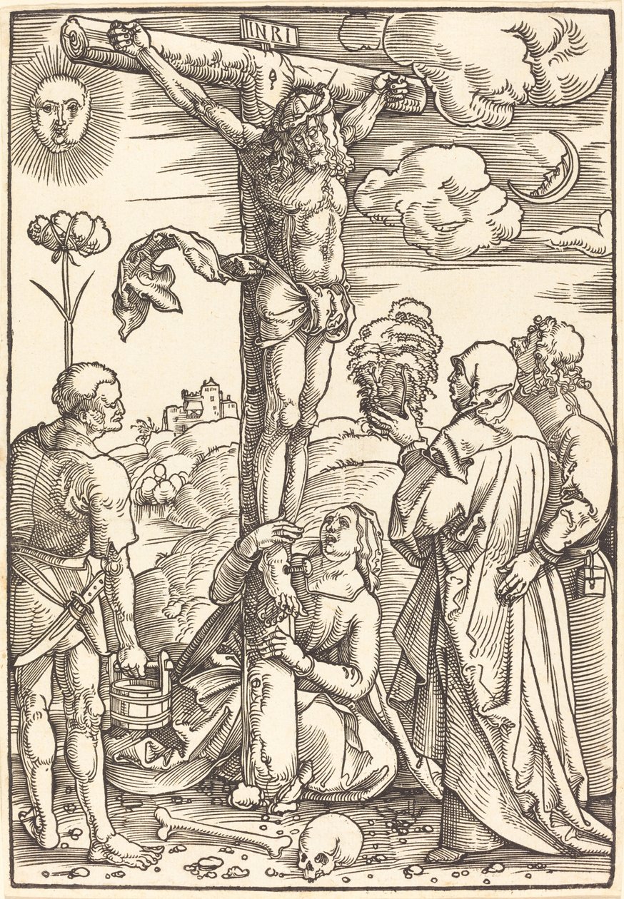 Christus aan het kruis door Hans Baldung Grien