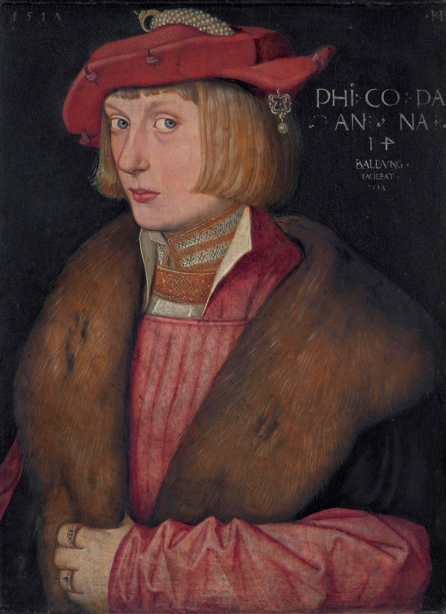 Duits: graaf Palatijn Filips de Krijger graaf Filips Bellicosus door Hans Baldung Grien