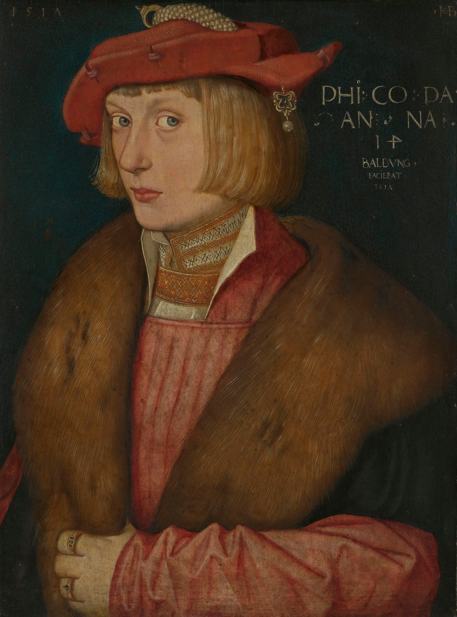 Duits: graaf Palatijn Filips de Krijger graaf Filips Bellicosus door Hans Baldung Grien