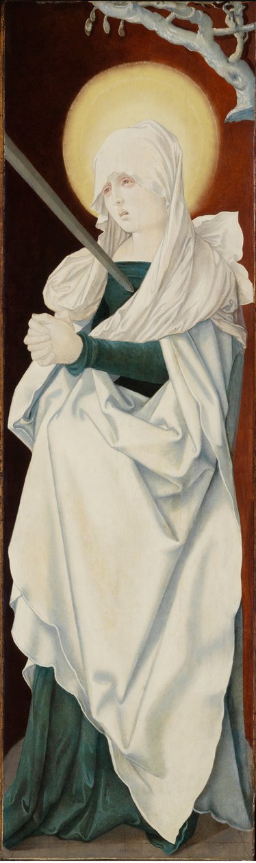 De Maagd van Smarten door Hans Baldung Grien