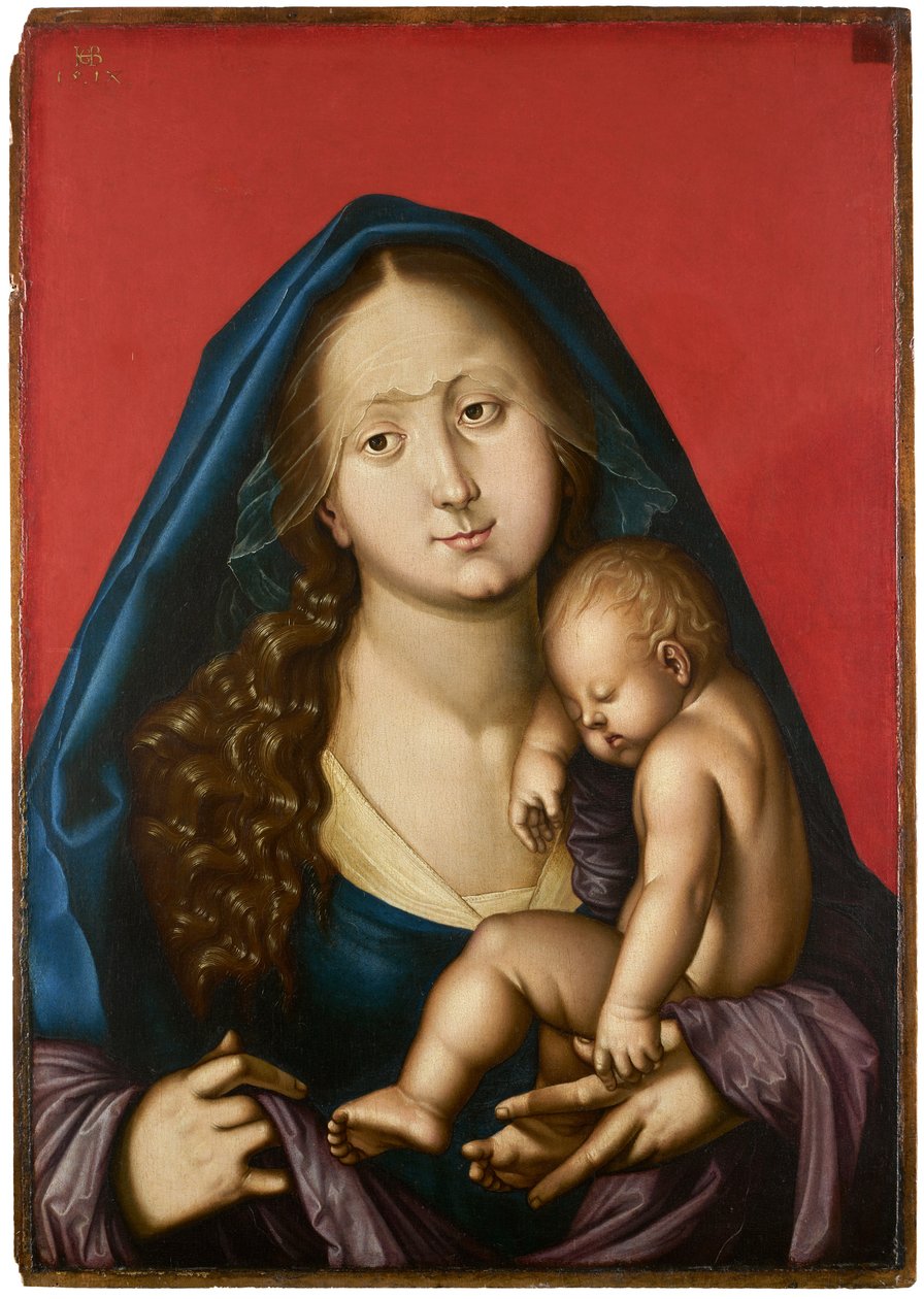 Maria met het slapende kind door Hans Baldung Grien