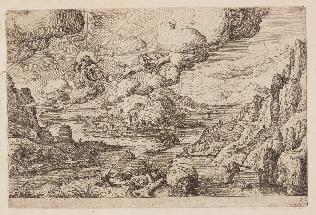 Plaat 26, uit Landschappen met scènes uit het Oude en Nieuwe Testament en Ovidius