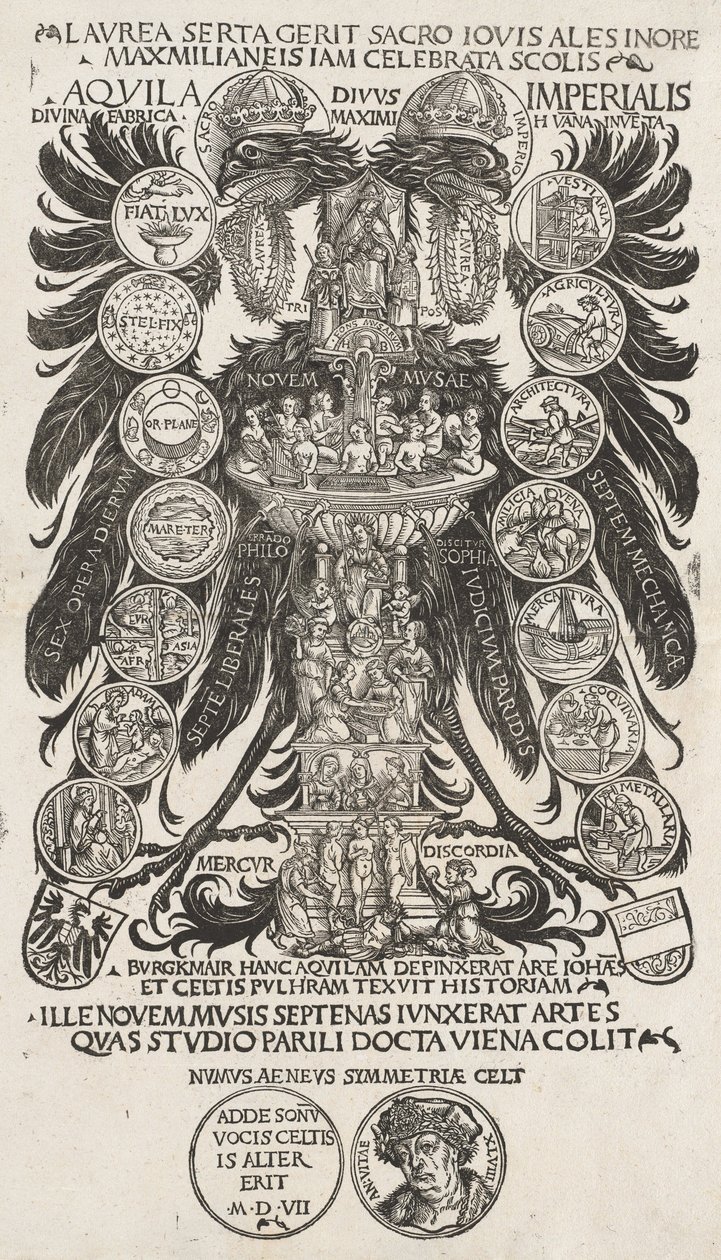 De keizerlijke adelaar door Hans Burgkmair I