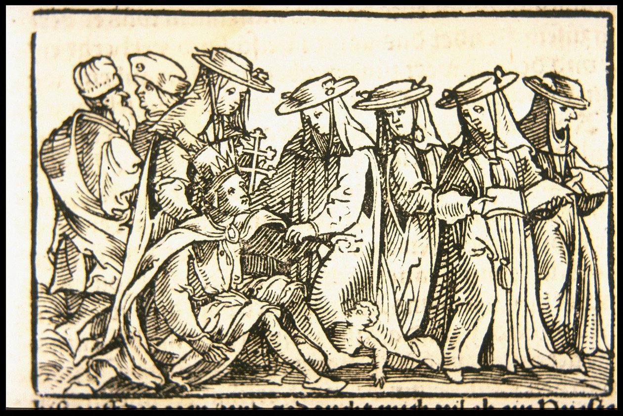 Paus Johanna, ca. 1545 door Hans Burgkmair the Elder