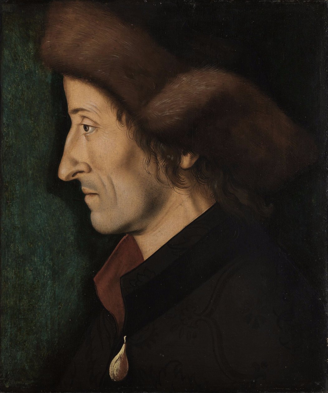 Portret van Sebastian Brant door Hans Burgkmair the Elder
