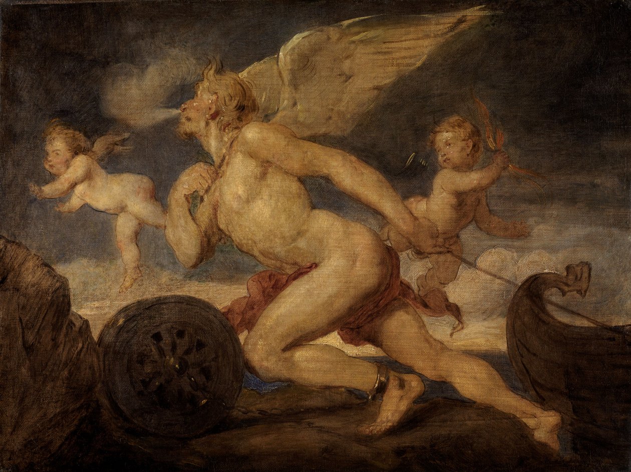 Allegorie van de stoomkracht door Hans Canon