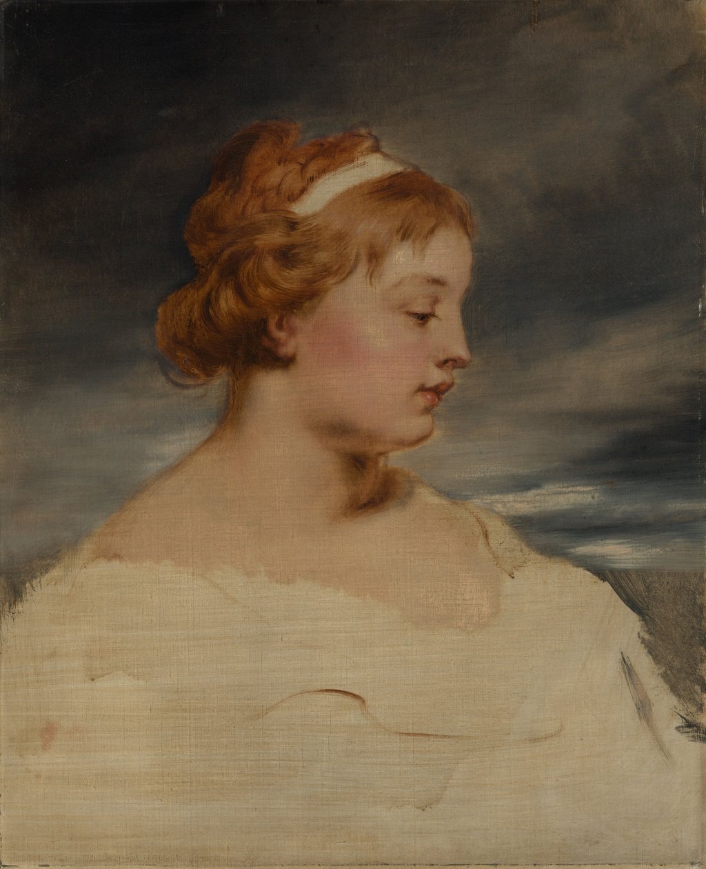 Portret van een meisje door Hans Canon
