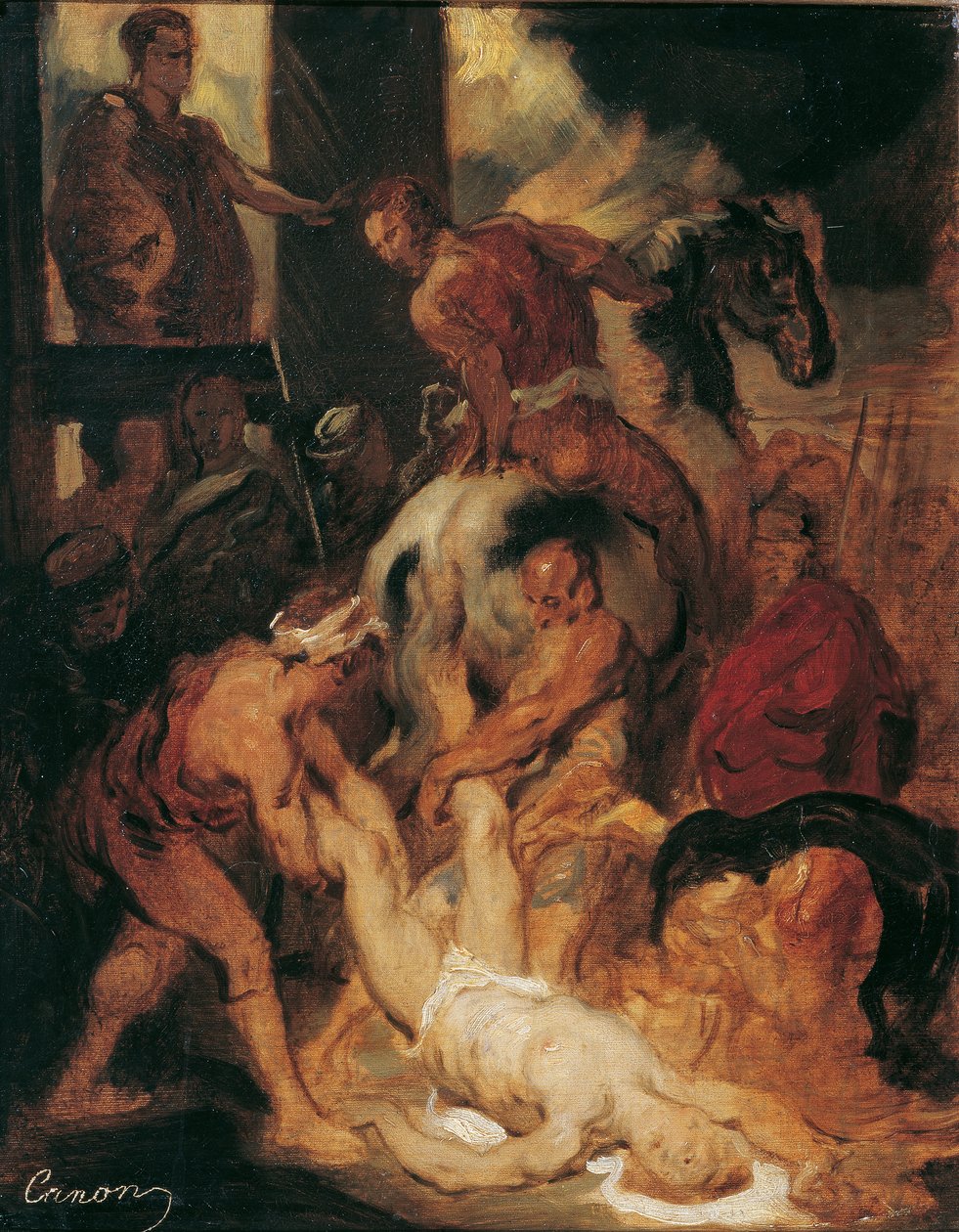 De marteling van de heilige Hippolytus door Hans Canon