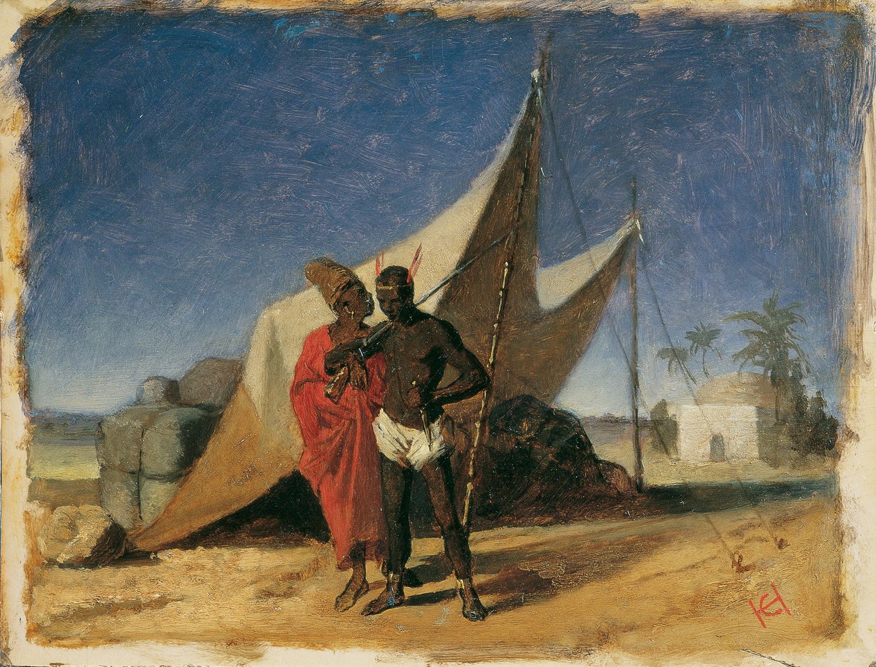 De Noord-Afrikaanse scene door Hans Canon