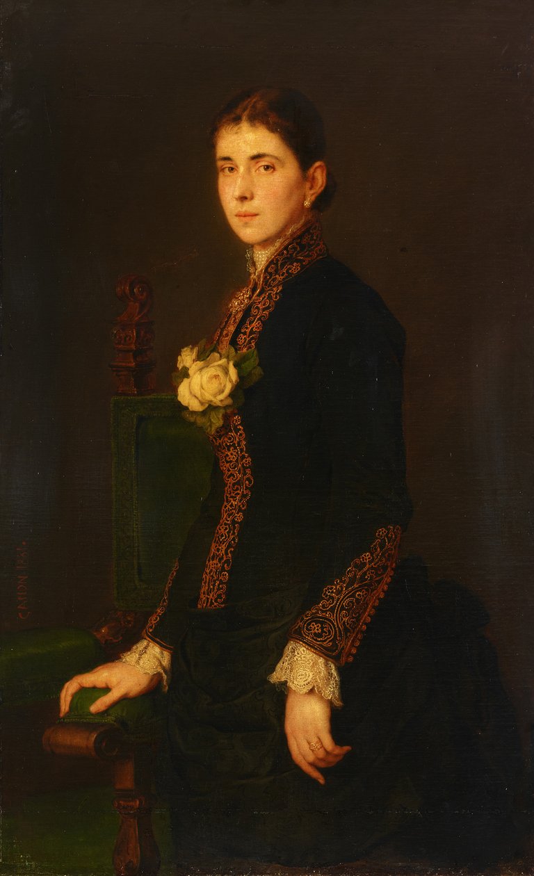 Portret van Louise Jauner door Hans Canon