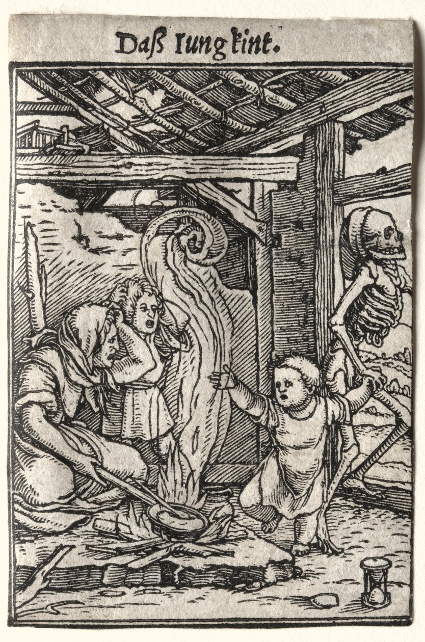 Dans van de Dood: Het Kind door Hans Holbein