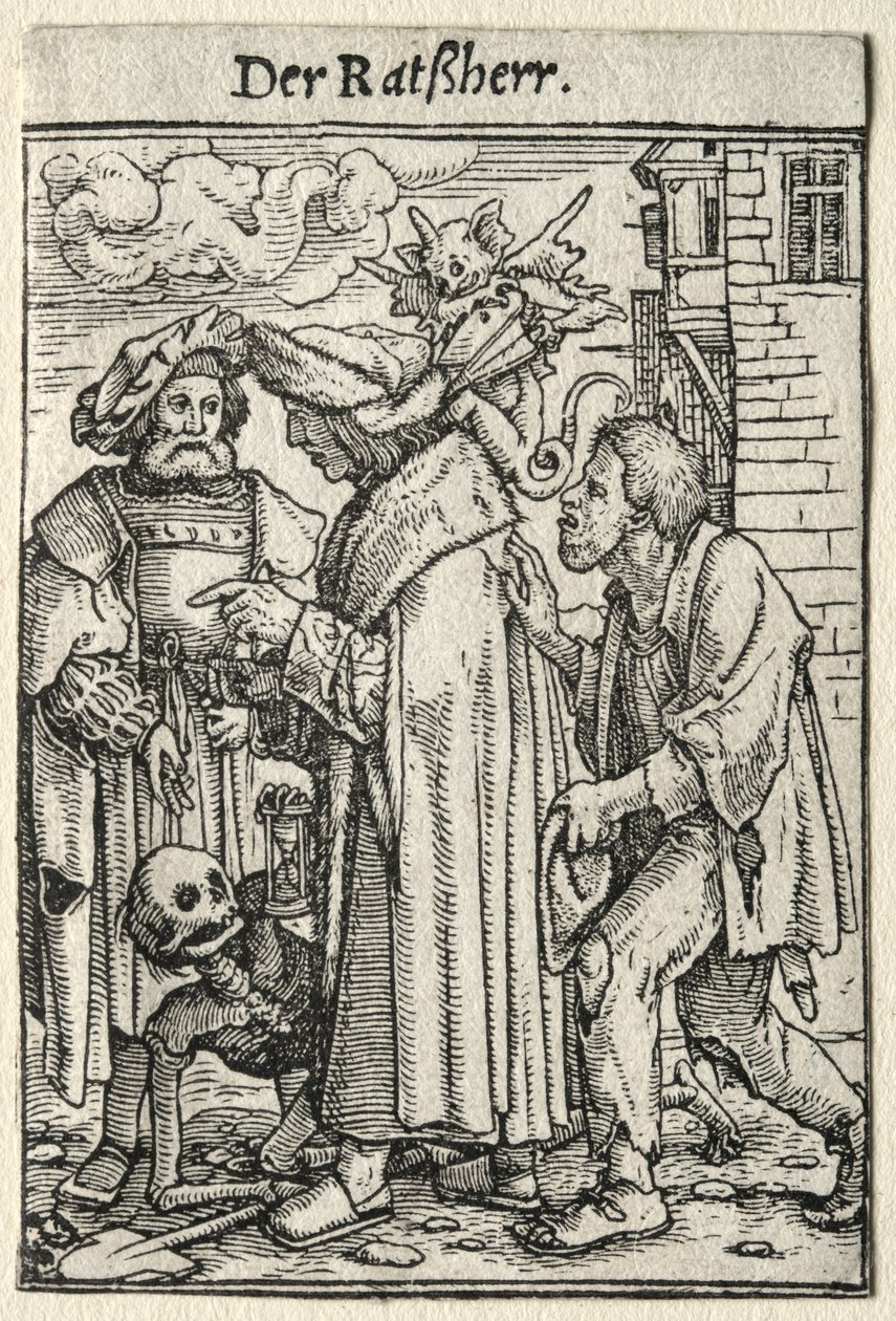 Dans van de Dood: De Raadgever door Hans Holbein