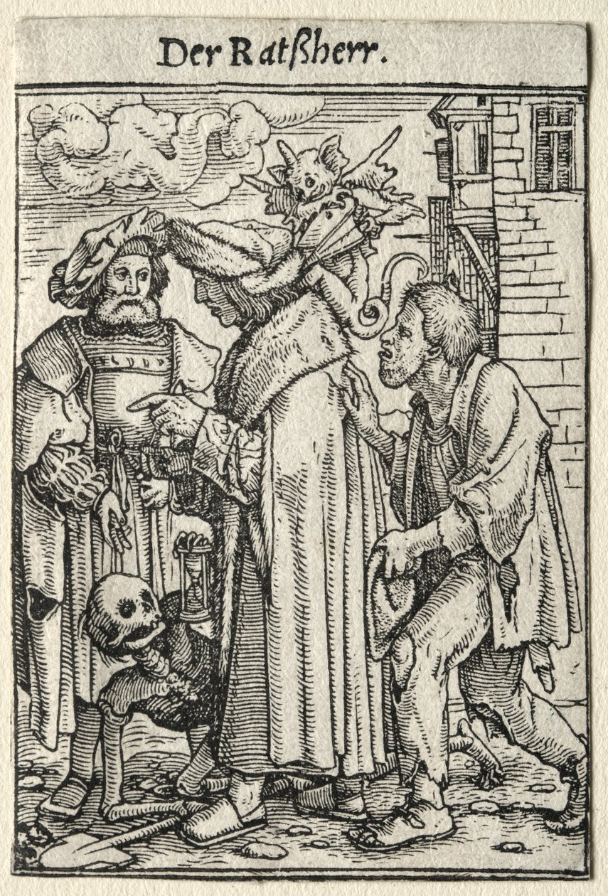 Dans van de Dood: De Raadslid door Hans Holbein