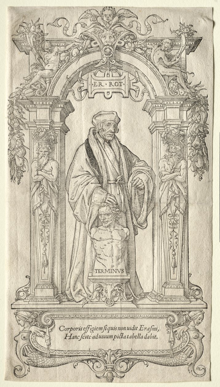 Erasmus van Rotterdam door Hans Holbein