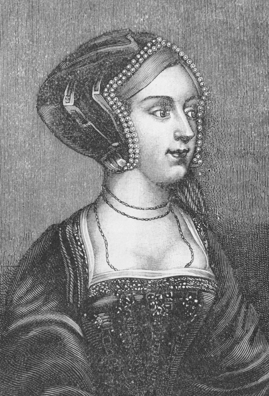 Anne Boleyn (c.1507-36) Tweede vrouw van Hendrik VIII van Engeland door Hans Holbein der Jüngere