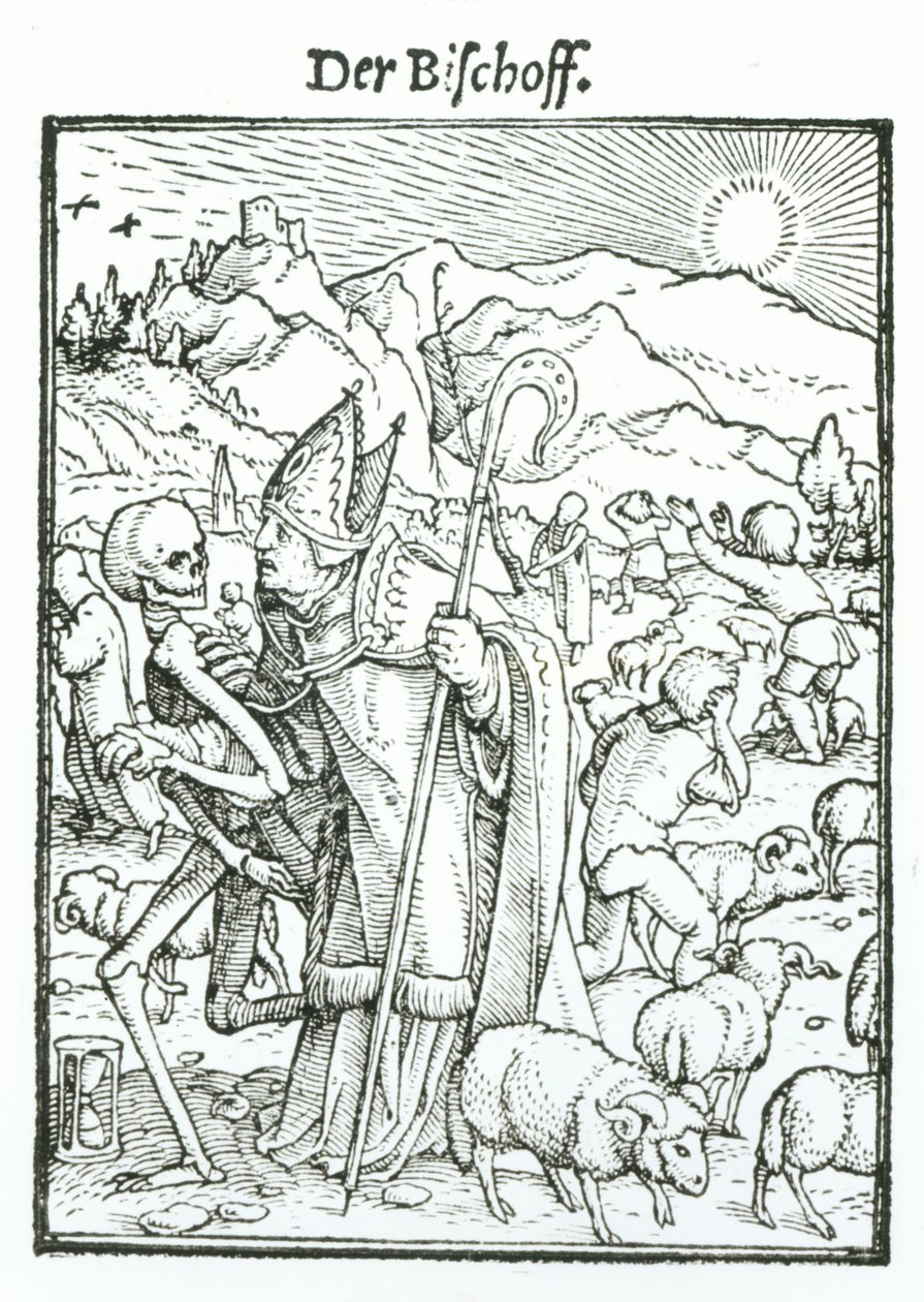 De dood en de bisschop, uit 