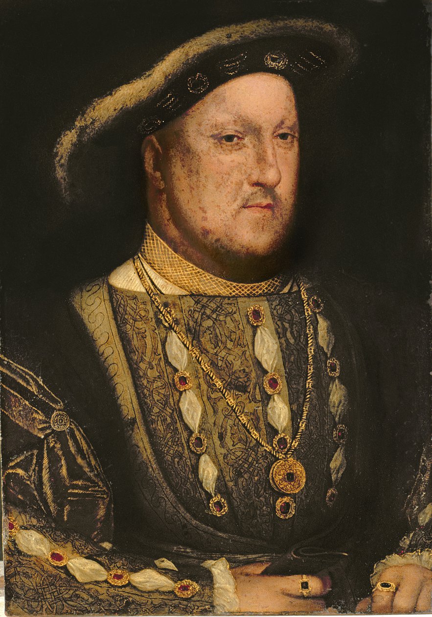 Portret van Hendrik VIII (1491-1547) ca. 1536 door Hans Holbein der Jüngere