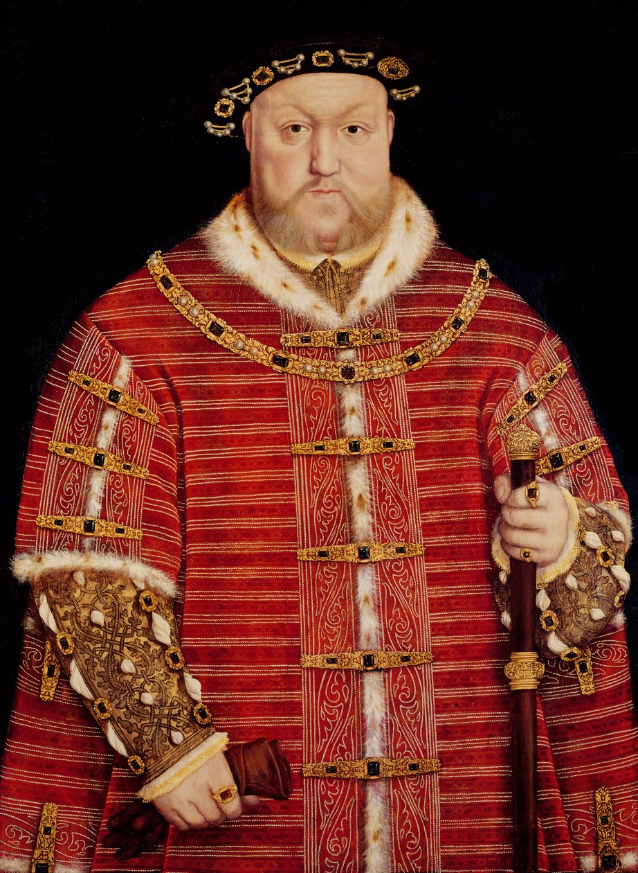 Portret van Hendrik VIII door Hans Holbein der Jüngere