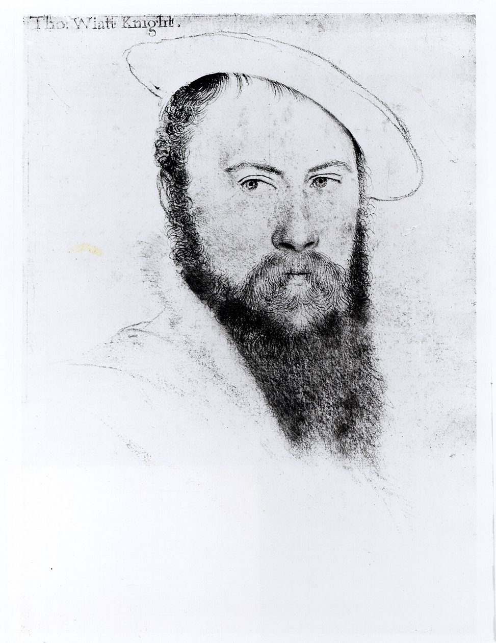 Portret van Sir Thomas Wyatt de Jongere (c.1521-54) door Hans Holbein der Jüngere