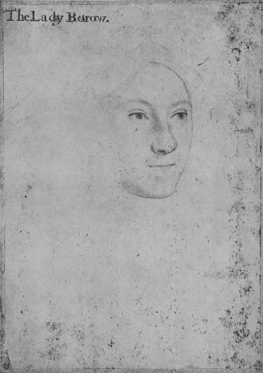 Alice London, Lady Borough door Hans Holbein der Jüngere