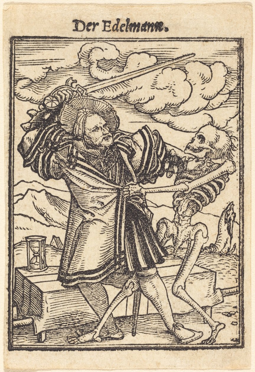 De edelman (The Nobleman) door Hans Holbein the Younger