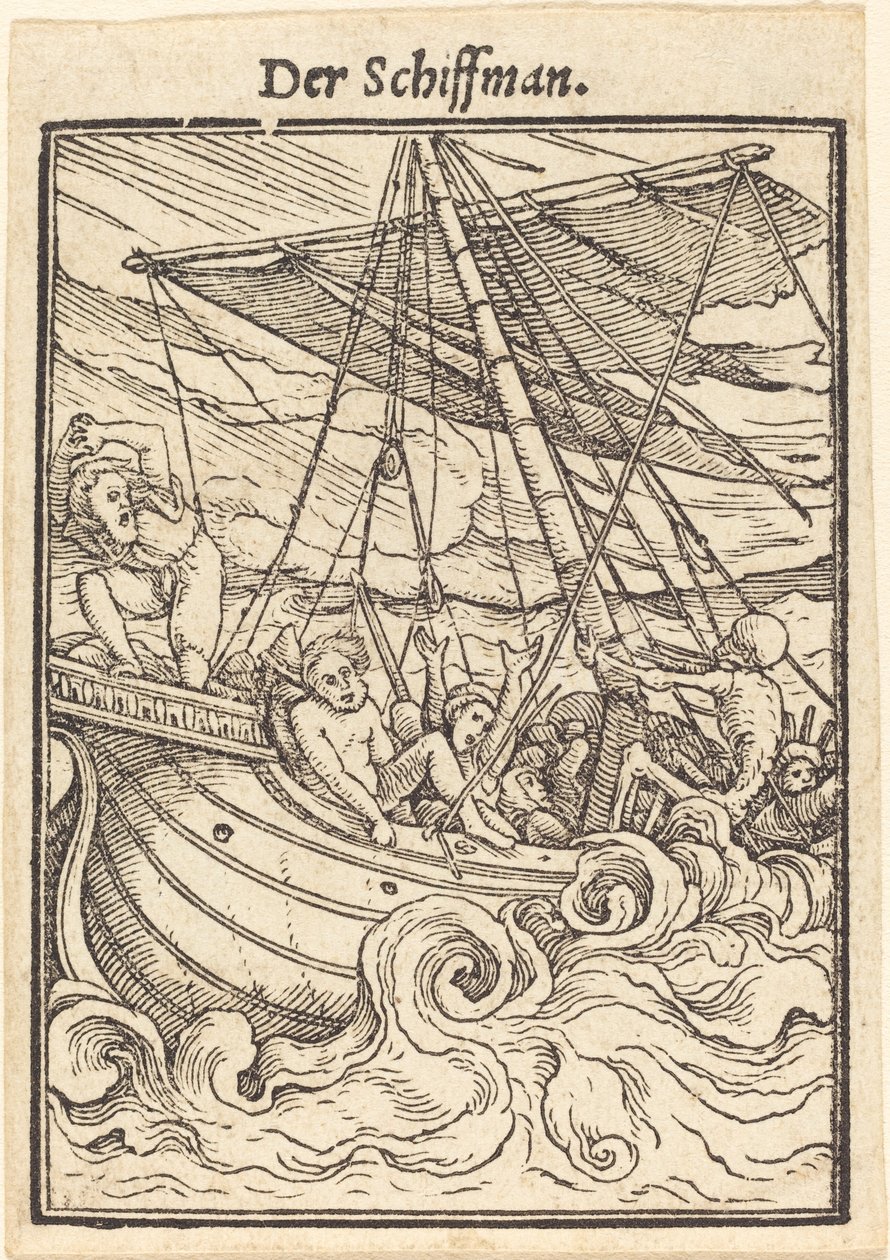 Der Schiffman door Hans Holbein der Jüngere