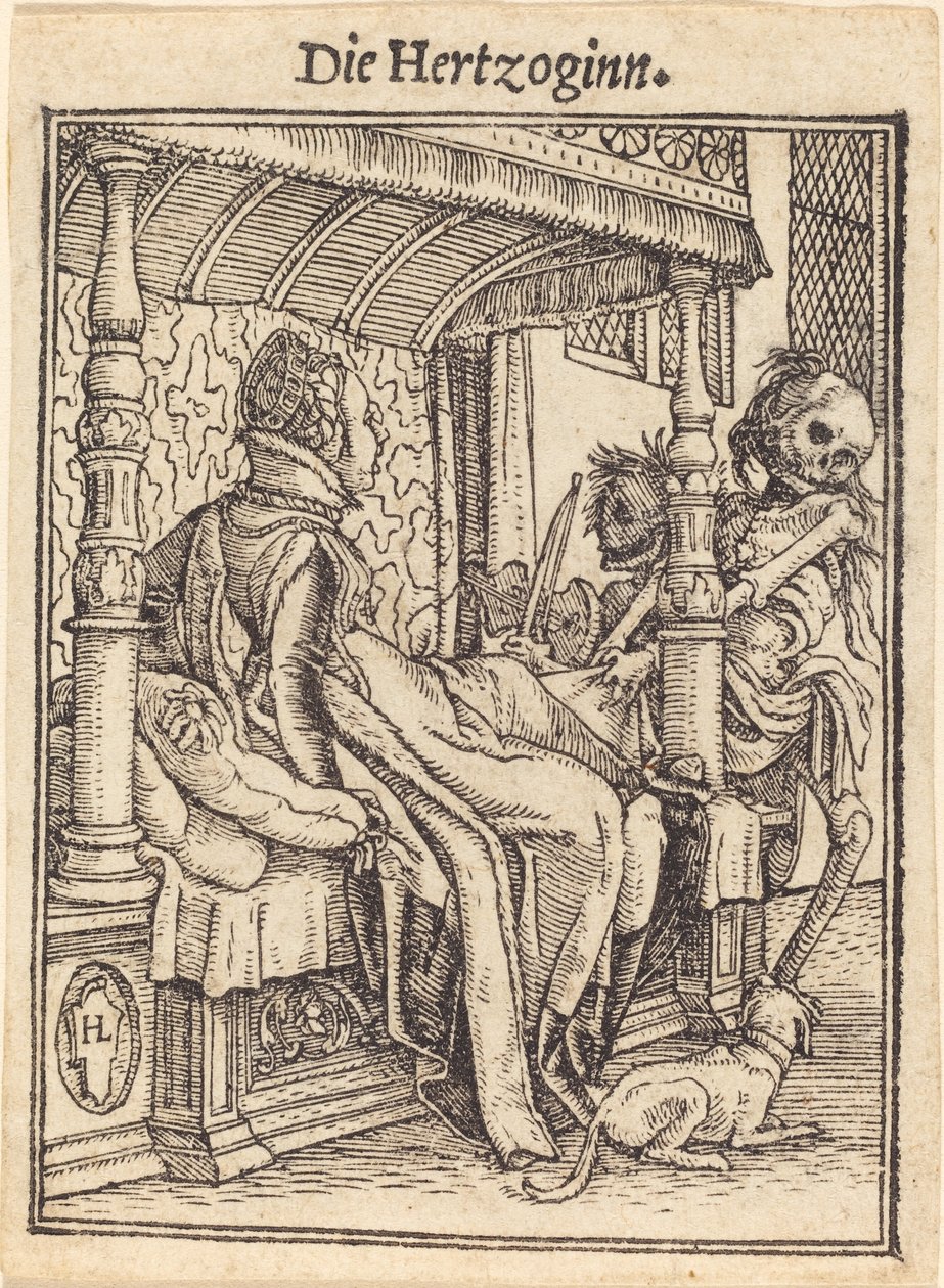 Die Hertzoginn door Hans Holbein der Jüngere