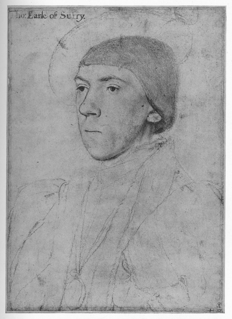 Henry Howard, Graaf van Surrey, c1533-1536 1945 door Hans Holbein der Jüngere