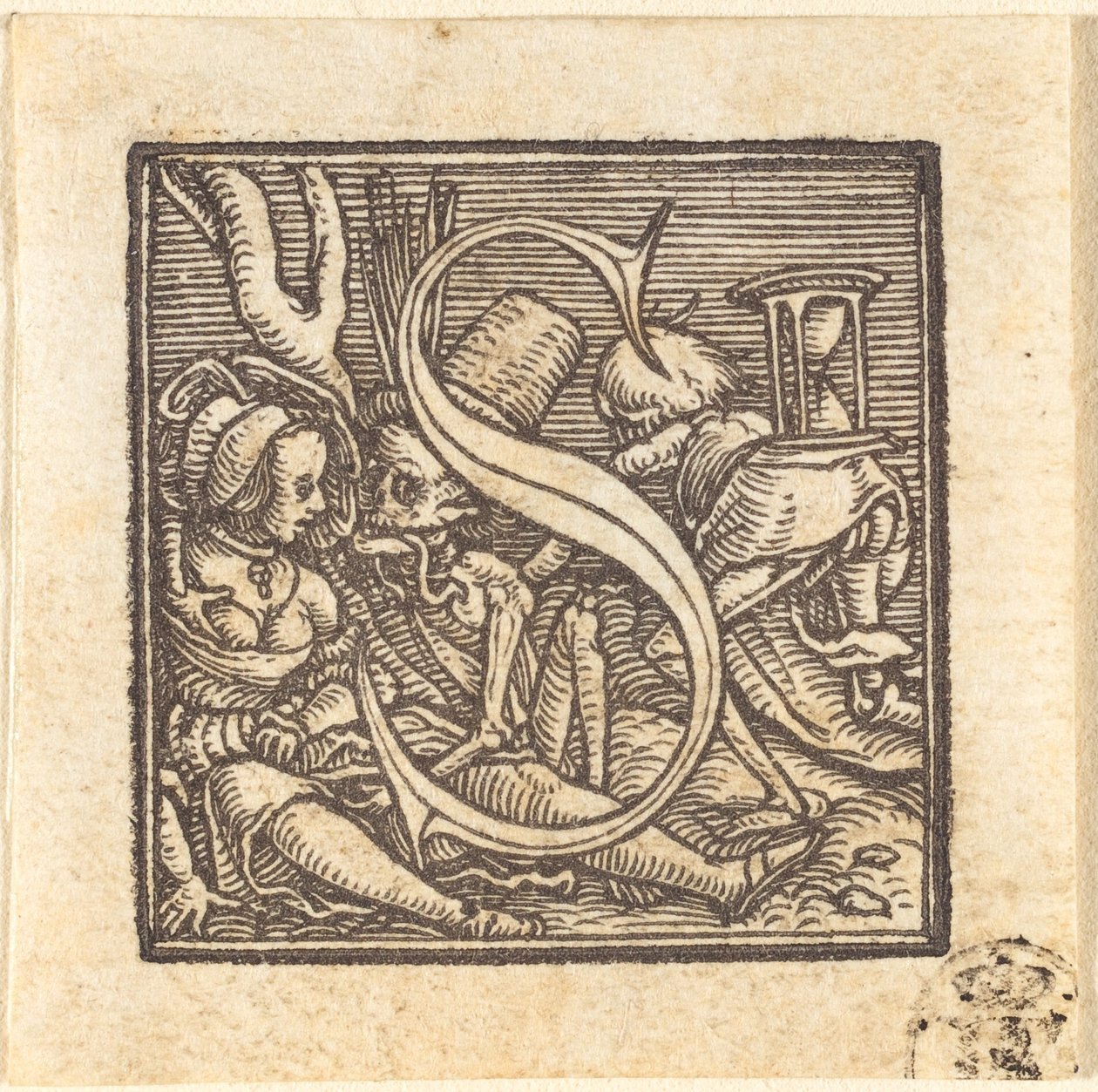 Letter S door Hans Holbein der Jüngere