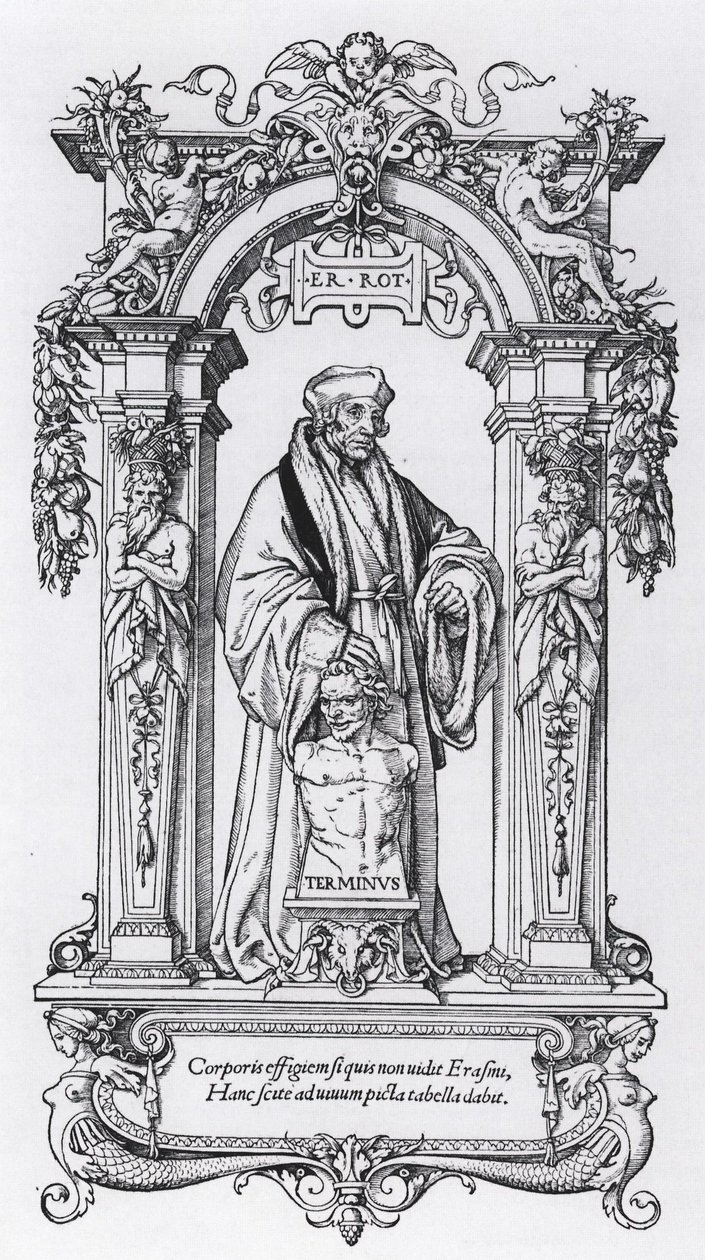 Portret van Erasmus van Rotterdam (Erasmus 